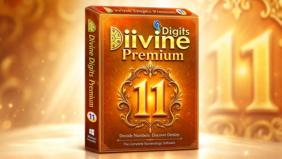 Diivine Digits Premium 11 numerology software showcase