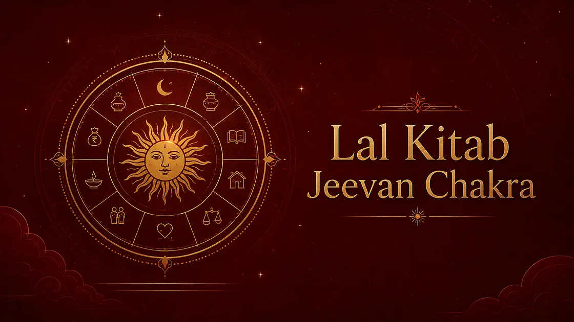 Lal Kitab Jeevan Chakra report visual