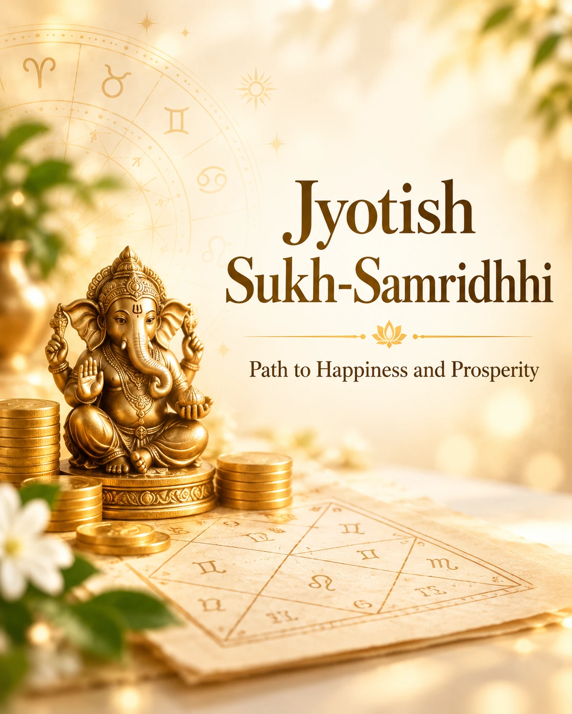 Jyotish Sukh-Samridhhi personalized horoscope report artwork