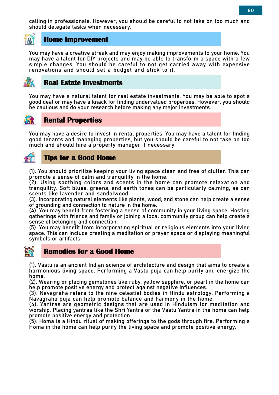 Jyotish Sukh-Samridhhi sample page 60