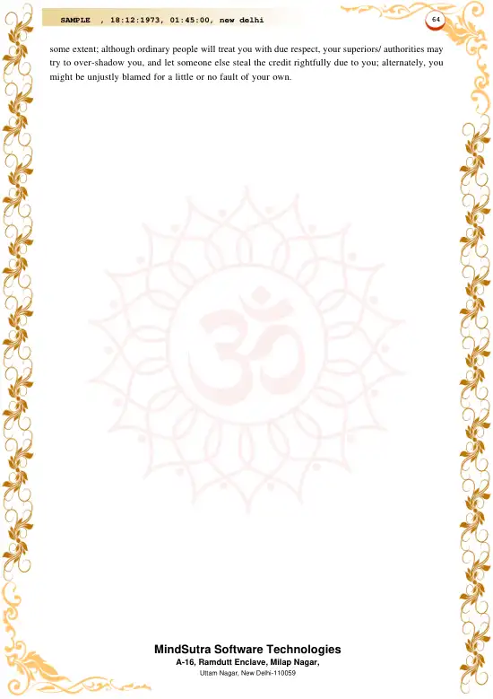 Astro Jeevan Chakra original english sample — page 64