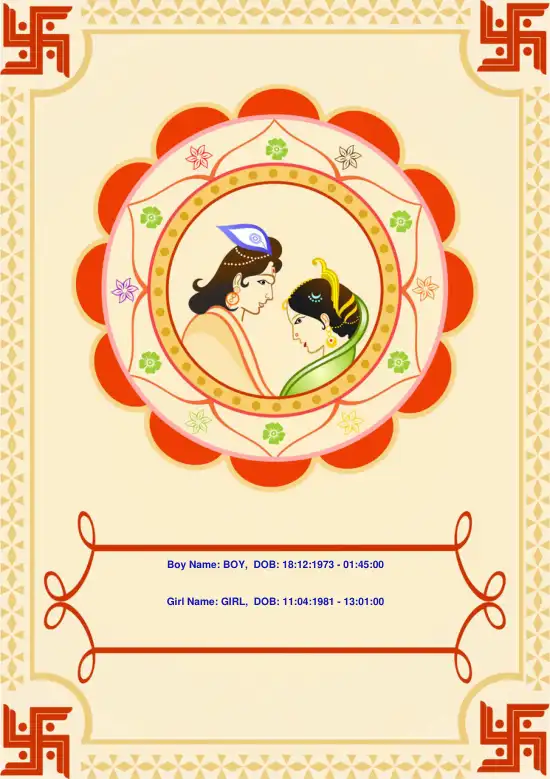 Astro Match Making original english sample — page 1