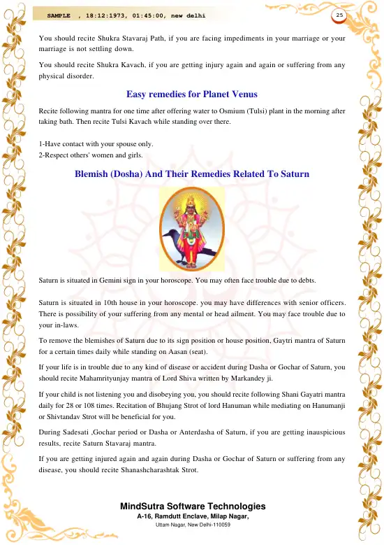 Jyotish Sanjivani original english sample — page 25
