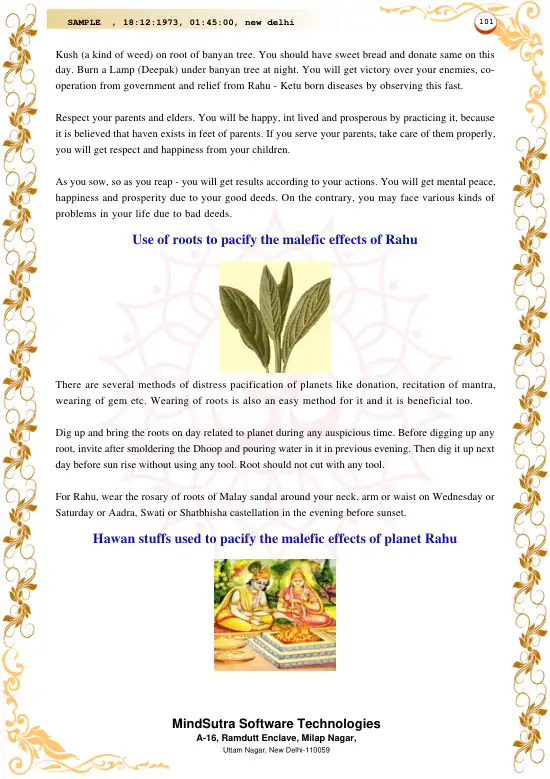 Jyotish Sanjivani original english sample — page 101