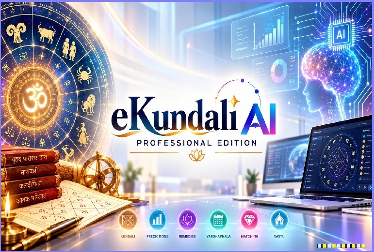 Real eKundali AI Professional splash screen