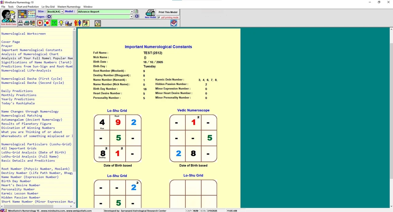 Numerology 10 Screenshot 02