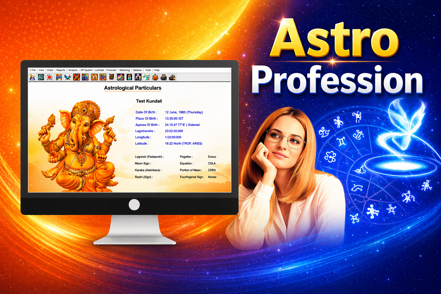 Astro Profession software product image