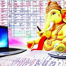 lord ganesha with laptop